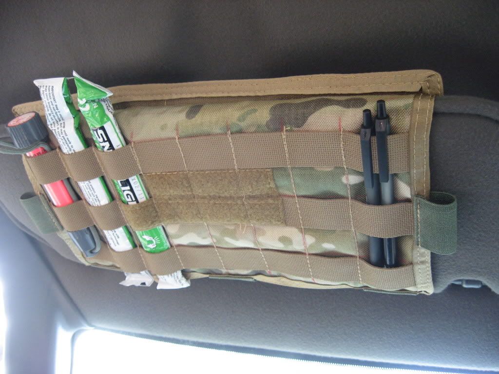 ZULU NYLON GEAR Tactical Sun Visor Organizer
